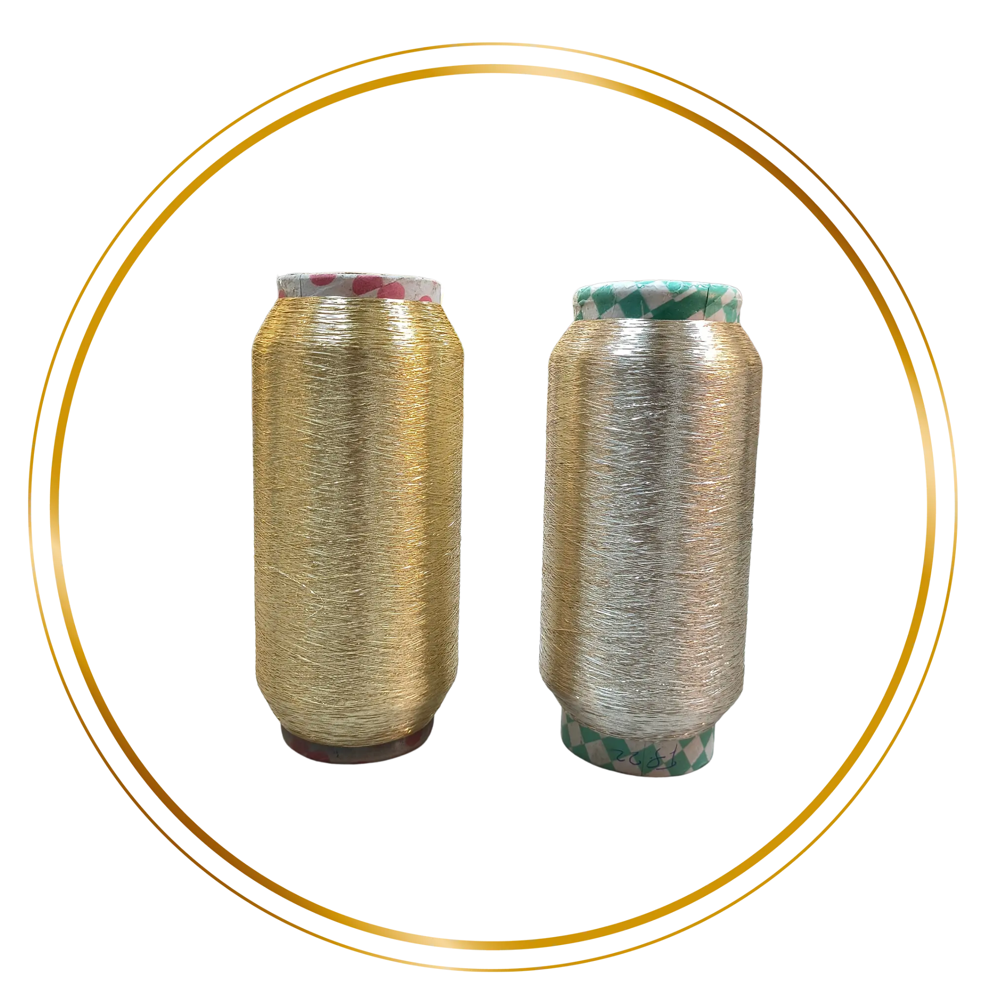 premium golden zari yarn